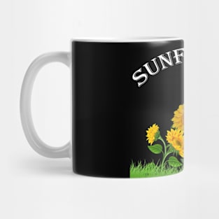 sunflower art Mug